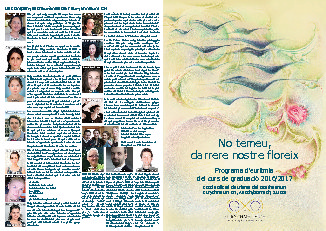 Programa de la función de euritmia en el Teatreneu de Barcelona
