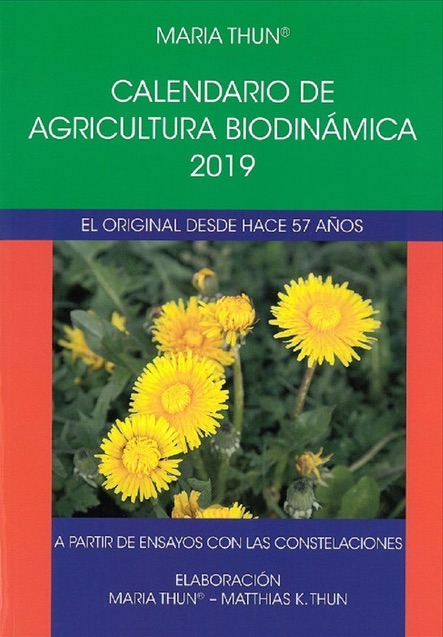 Calendario de agricultura biodinmica 2019